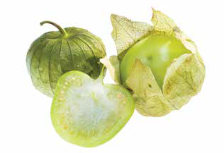 Green tomatillo fruit