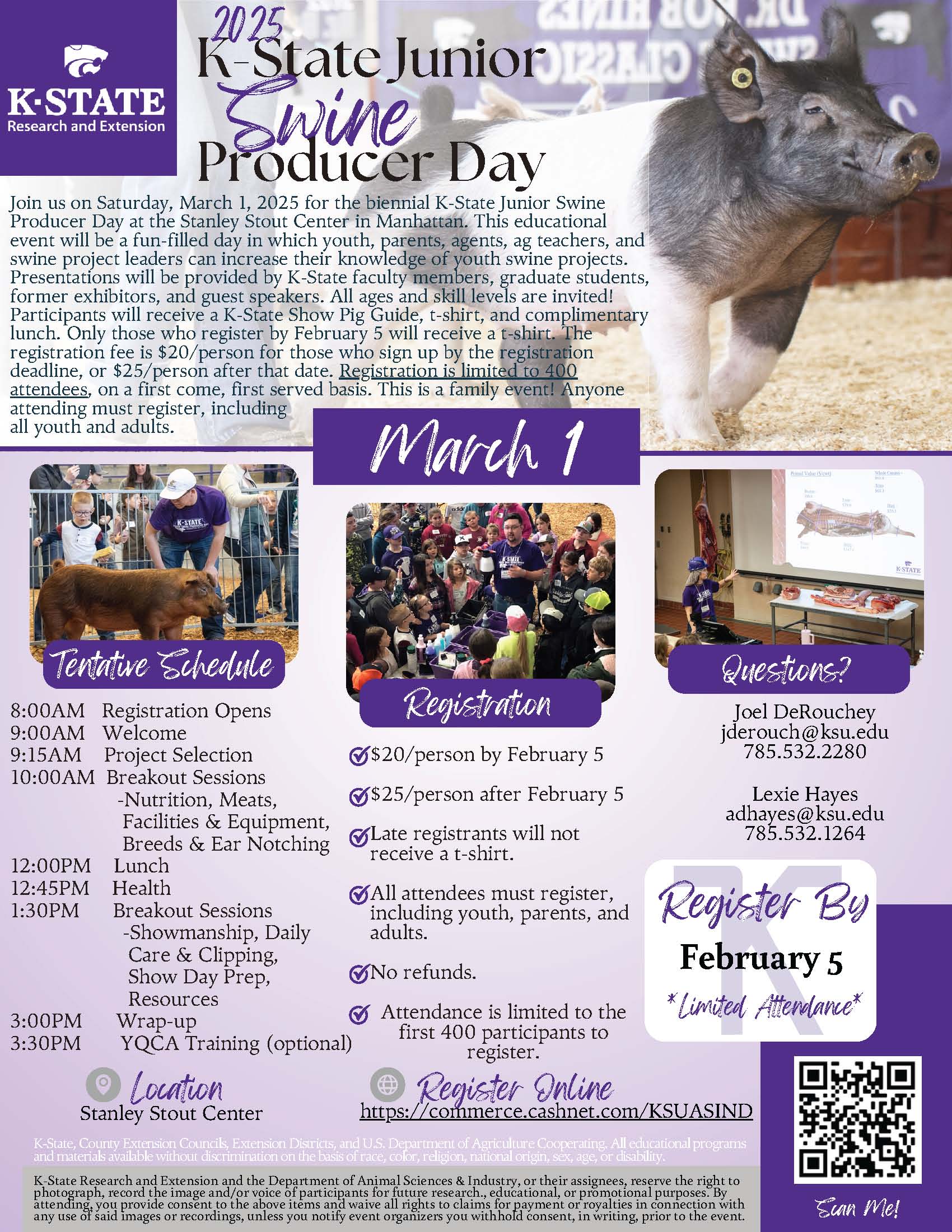 2025 Swine Jr Producer Day March 1